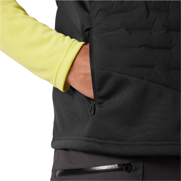 2026 Helly Hansen Hommes HP Hybrid Gilet Isolant Extensible 34491 - Ebony